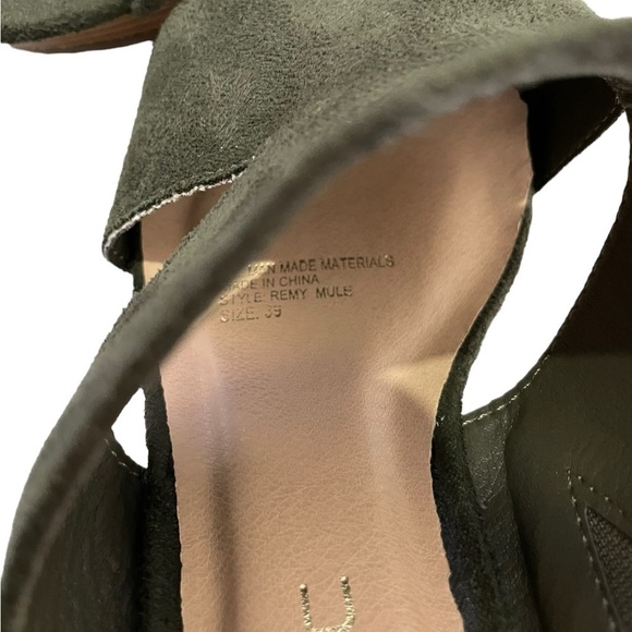 City Chic Khaki Green Remy Mule Heel 39/9 - Picture 6 of 6